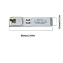 Módulo de puerto Ethernet SFP de 1000M - Interfaz de red adaptativa RJ45 de Gigabit, compatible con switches Huawei/H3C/Cisco/Juniper/Intel, ideal para transceptores de fibra, routers, switches, servidores y firewalls, módulo de interfaz de red | Módulo