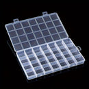 Caja de Almacenamiento Transparente de Múltiples Compartimentos, Caja de Joyería, Caja Organizadora, Caja de Medicinas
