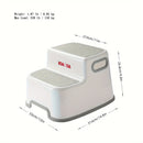 Banco de zapatos de plástico de estilo clásico - Taburete de escalón multiusos para baño, inodoro, aumento de altura - No requiere ensamblaje, no eléctrico, almacenamiento portátil con capacidad de <3.2 pies cúbicos - Artículos esenciales para el hogar