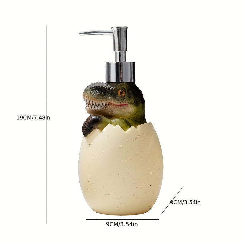 1 Piezas, Dispensador De Jabón Con Diseño De Dinosaurio 3D, Botella Desinfectante De Manos Creativa De Caricatura Con Bomba, Dispensador De Jabón Para Encimera De Baño, Botella Vacía Recargable Para Jabón De Manos, Accesorios De Baño