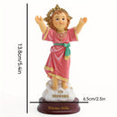 Estatua Elegante de Jesús Santo - Resina Duradera con Colores Vibrantes, Diseño de Brazos Abiertos, Perfecta para Decoración de Hogar u Oficina, Regalo Ideal para Aficionados Religiosos, Color Completo, Decoración Interior