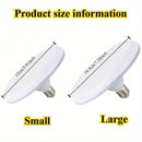 1 unidad, bombillas LED para techo, luces LED UFO ultrabrillantes con rosca E26/E27, lámparas de techo, luces LED, bombillas ultrabrillantes, lámparas colgantes, luz estable, protección ocular, alta iluminación, ideal para uso prolongado, iluminación de