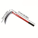 Guadaña Plegable de Acero al Manganeso Resistente - Opciones de Mango de 41.0 cm y 51.0 cm, Herramienta de Jardinería con Hoja Afilada Ideal para Deshierbar, Cortar Césped y Leñarreo, Diseño Ergonómico, Estructura Ligera y Portátil, Material Duradero en