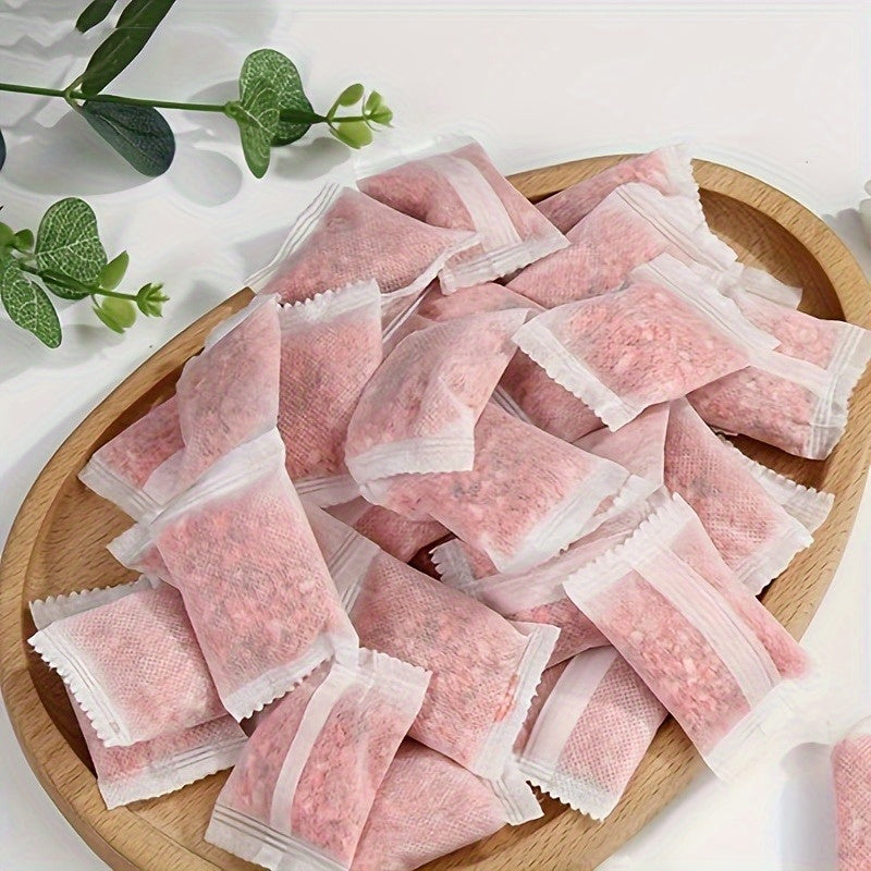12 bolsitas de perfume de plástico con aroma a rosas, ambientador para clóset, a prueba de humedad y olores, bolsitas desodorantes con fragancia floral para clóset y hogar