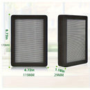 2 Pieza Set Ajuste Para LEVOIT LV-H128 Filtro De Purificador De Aire De Reemplazo, 3-en-1 Pre-Filtro, Captura Polvo Humo Polen, Filtro De Carbón Activado, Sistema De Filtración De 3 Etapas, LV-H128-RF Ajuste Para PUURVSAS (HM669A) / ROVACS (RV60)