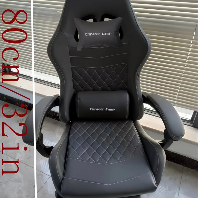Una silla ergonómica práctica, duradera y única para gaming con rotación de 360°, ideal para oficinas en casa o juegos. Fácil montaje y base metálica estable que ofrece comodidad durante largas sesiones