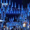 Luces Solares de Lluvia Meteórica Loyyz para Exteriores - Decoración de Jardín con Panel Solar, IPX4 Alta Calidad, Efecto Cielo Estrellado, LED Eficiente en Energía, Ideal para Bodas, Pascua, Ramadán, Patio o Techo - Iluminación Festiva y Decoraciones So