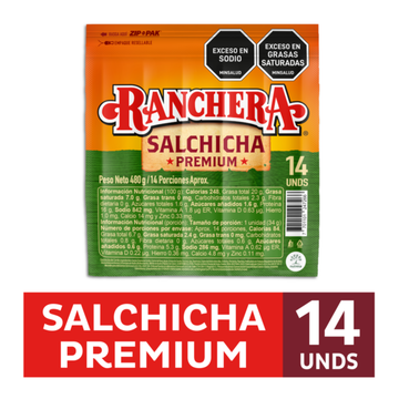 SALCHICHA RANCHERA 480G