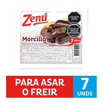 MORCILLA ZENU 500G
