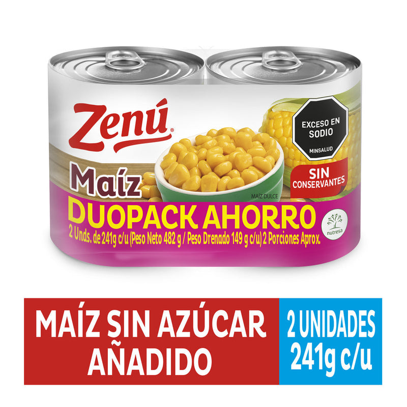 MAIZ DULCE ZENU 241G 2U