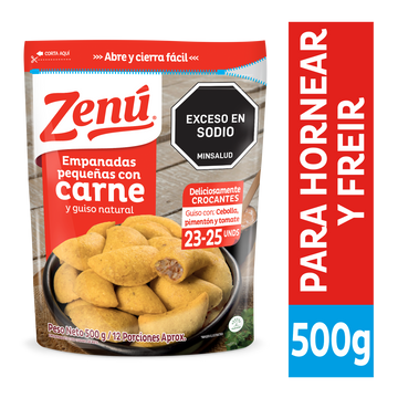EMPANADA ZENU 500G CARNE