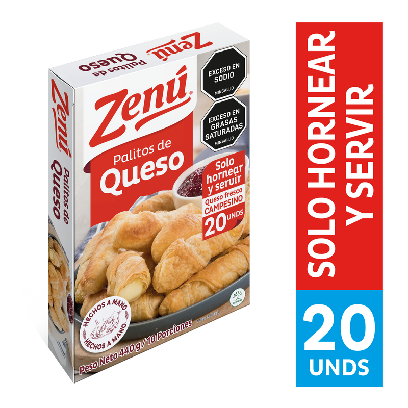 PALITO DE QUESO ZENU 440G