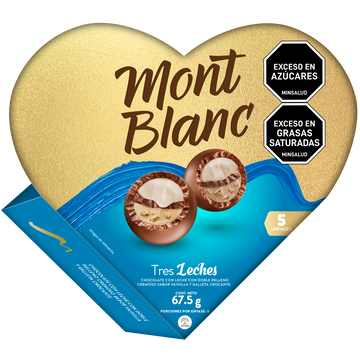 BOMBONES MONTBLANC 67.5G TRES LECHES