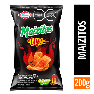 PASABOCAS MAIZ CHILE HABANERO LIMON RAMO 200G