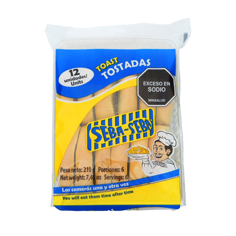 TOSTADA SEBA SEBA 12U 210G