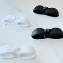 Un conjunto de 10 clips organizadores de cables, un dispositivo de almacenamiento de cables adhesivo para electrodomésticos de cocina, adecuado para clips de gestión de cables de freidor de aire, máquinas de café y licuadoras - No se requiere batería.