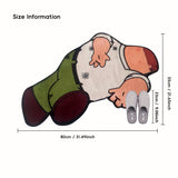 Alfombra de personaje de anime - Super suave, lavable, antideslizante con diseño de personaje vibrante para dormitorio, sala de estar o entrada - Regalo perfecto para fans de anime, decoración navideña y cumpleaños, habitación anime