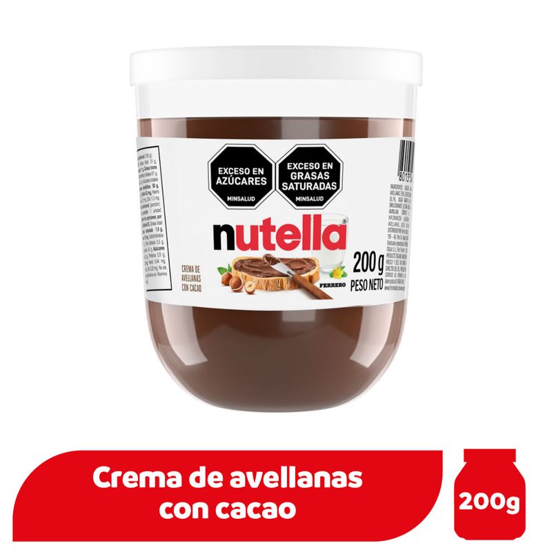 CREMA NUTELA 200G FRASCO AVELLANA