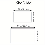 1 alfombra de bienvenida con diseño de conchas y guijarros, alfombra de pelo de cristal lavable para entrada, adecuada para sala de estar, dormitorio, lavandería, oficina, alfombra multifuncional, decoración del hogar, decoración de granja