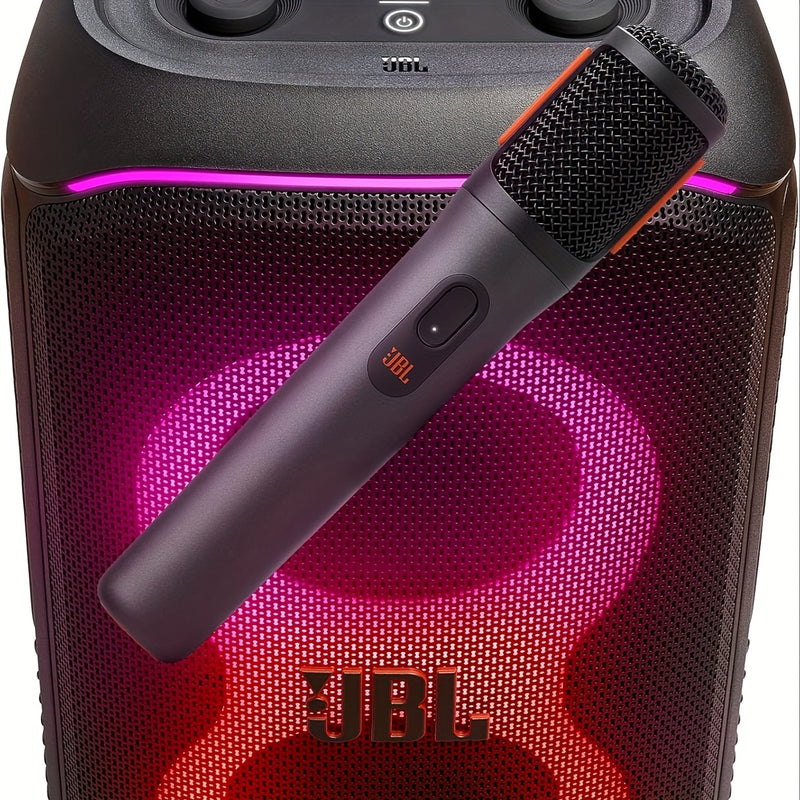 Para for jbl PartyBox Mic 2X, sistema de micrófono inalámbrico digital con batería recargable de 20 horas, voz clara y sonido nítido, WiFi estable 2.4GHz, compatible con todos los altavoces (negro), micrófono inalámbrico para fiestas, equipo de audio par