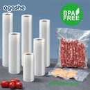 1 Rollo de Bolsas Selladoras al Vacío Resistentes para Conservación de Alimentos, Bolsas de Empaque al Vacío para Ahorrador de Comida, Prevención de Perforaciones, Grado Comercial, Bolsas Vac para Almacenamiento, Preparación de Comidas y Sous Vide en la