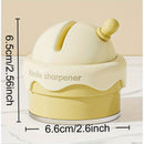 Pedernal de Afilado con Ventosa para Helados - Herramienta Profesional para Afilar Cuchillos y Tijeras, Disponible en 3 Colores