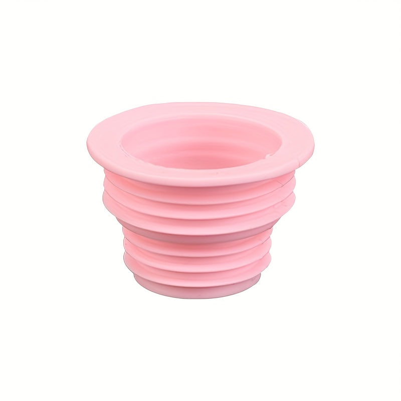 Anillo de sellado para tubería de desagüe plástico, 1 unidad - A prueba de olores, anti reflujo y antideslizante, sello para desagüe de lavadora y accesorios de baño, cubierta para desagüe de lavadora