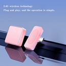 Sistema de micrófono inalámbrico profesional 2.4GHz, con una duración ultra-larga de 14 horas (batería de polímero de litio de 160mAh), DSP de estudio y reducción de ruido ENC, diseño clip-on plug and play, silencio instantáneo y grabación de 1 toque, pu