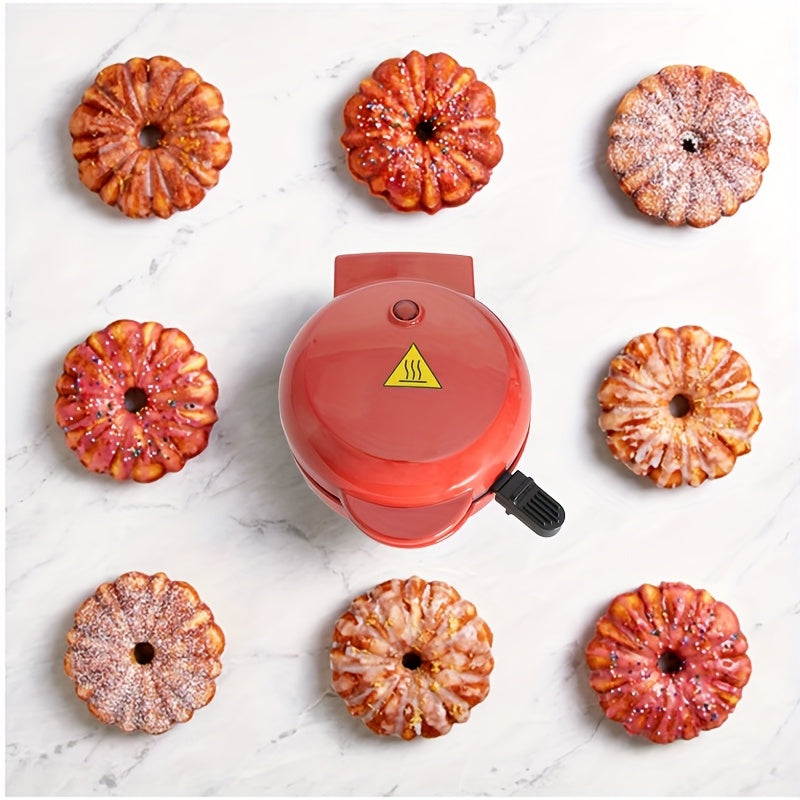 1 pieza, Hacer Waffles para el hogar, para Mini Maker de Tarta - Máquina de hornear multifuncional para el hogar con recubrimiento antiadherente, calefacción rápida para pasteles, pan y desayuno, regalo esencial de Navidad
