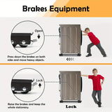 Dos ruedas de goma extendibles para muebles de electrodomésticos, soporte móvil ajustable de lavadora de gran capacidad, soporte de metal para refrigerador, lavadora y secadora, base para estante de platos.