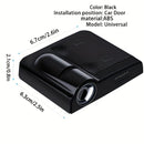 4pcs Luces de Proyección LED, Luz de Bienvenida Super Brillante Electromagnética, Fácil y Cómoda Instalación para Puertas de Coche + 4 Pegatinas Reflectantes, Fáciles de Instalar - Adecuado para la Mayoría de los Autos