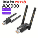 Adaptador AX900 WiFi 6 de 900Mbps Banda Dual 2.4G/5G Tarjeta de Red Inalámbrica con MU-MIMO, OFDMA, Soporte Hotspot para Portátil y PC de Escritorio, Adaptador Wifi para PC, Internet de Alta Velocidad, Diseño Moderno, Conectividad Versátil, Construcción