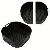 Reutilizable, de silicona cuadrada, para freidor de aceite Philips NA230 6.2LCosori 6.2L - Seguro para horno y microondas - Fácil limpieza, antiadherente, accesorio duradero para freidor, línea de freidor de aire.