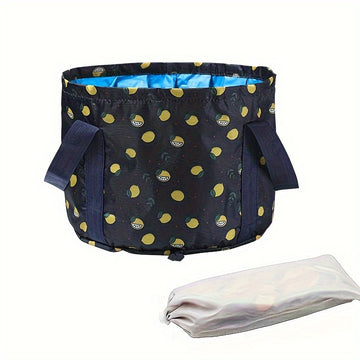 Bañera de pies plegable y portátil para el hogar, bolsa de baño de pies, bañera de pies, lavabo de cara y lavandería al aire libre, bañera de pies para viajes, adecuada para el hogar, exteriores y viajes