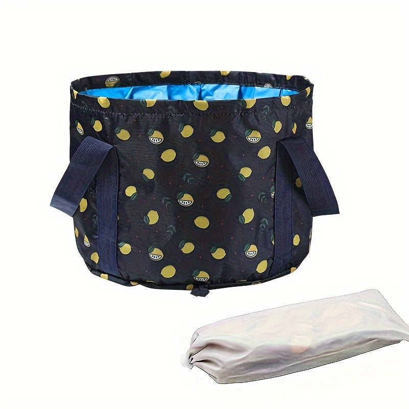 Bañera de pies plegable y portátil para el hogar, bolsa de baño de pies, bañera de pies, lavabo de cara y lavandería al aire libre, bañera de pies para viajes, adecuada para el hogar, exteriores y viajes