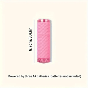 2 luces de manicura LED mini, alimentadas por batería con 9 bombillas LED, adecuadas para curar uñas de gel - portátiles, ideales para el cuidado de las uñas en casa, lámpara de uñas/calco/faro flexible