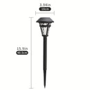 12 Pack Luces de sendero solares al aire libre, impermeables, luces de caminata de jardín, iluminación de paisaje LED Auto On/Off Crepúsculo al amanecer para sendero, acera, césped, patio, jardín
