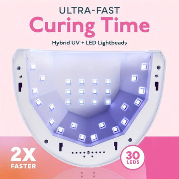 Lámpara de uñas Sun One - LED de alta potencia, sensor inteligente, temporizador de 3 modos, plástico hipoalergénico, secador de uñas profesional para resina y gel, cuidado de uñas | Lámpara de uñas moderna | Diseño elegante, secador de uñas