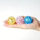 Bola de Cristal Falso Vibrante con Grietas de Hielo - Perfecta para Decoración del Hogar, Fotografía, Adivinación y Feng Shui - Regalo Ideal para Navidad, Halloween, Cumpleaños y San Valentín - Disponible en Rosa, Púrpura, Rojo, Verde, Azul, Transparent