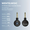 Sistema inalámbrico mini para guitarra de 2.4 GHz, transmisor y receptor inalámbrico para guitarra, bajo e instrumentos eléctricos