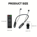 Conjunto de Equipo para Podcasting LMBGM, Auriculares con Micrófono Inalámbrico, Receptor de Tarjeta de Voz Remota Multifunción para Lightning/Type-C, Ideal para Grabación, Canto, Transmisión en Vivo y Juegos (Regalos para Navidad)