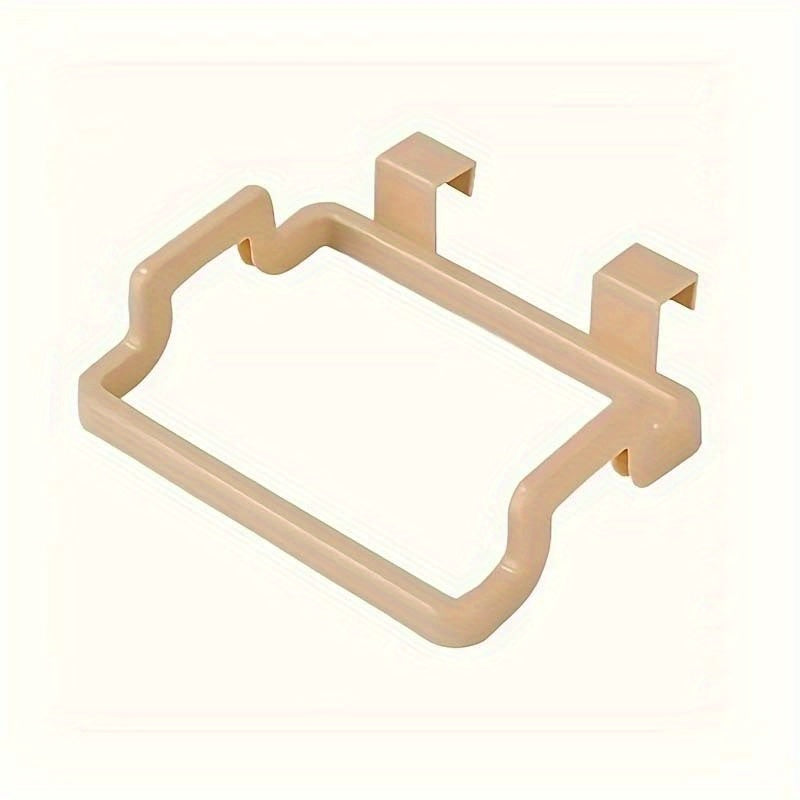Soporte para bolsas de basura, estante de plástico sobre la puerta, estante de almacenamiento de basura, soporte para bolsas de basura debajo del fregadero de cocina, estante colgante de puerta de armario doméstico, basura de cocina sin agujeros, estante