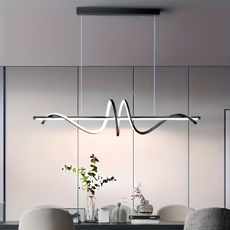 1 pieza de lámpara de techo moderna con espiral LED, ajustable y extraíble para dormitorio, sala de estar, pasillo, enchufada 110V-240V