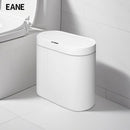 Basurero Inteligente EANE con Tapa - Sensor Sin Contacto, Funciona con Batería (36V), Diseño Moderno y Compacto para Cocina, Baño o Sala, Material PP Duradero, y Blanco, Eliminación de Residuos