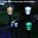 12 luces solares LED para exteriores, iluminación automática para jardín, patio y aceras, se encienden al anochecer y se apagan al amanecer