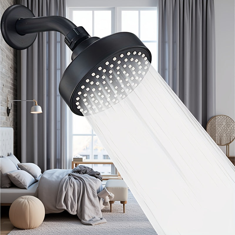 Cabezal de ducha de alta presión, potente rociador para baño, con boquillas pequeñas de silicón y chorro fuerte, tipo universal para duchas con flujo de agua alto o bajo, accesorios para baño