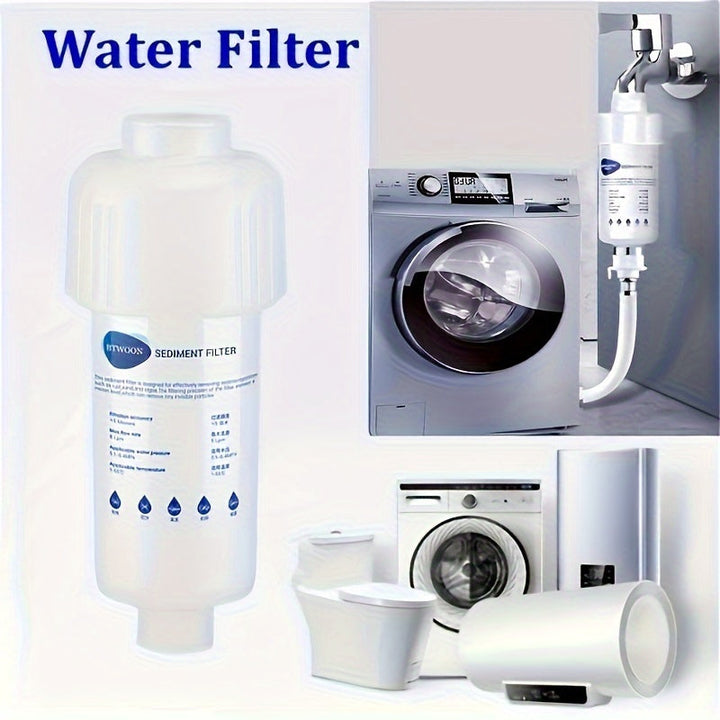 1 filtro + 6 repuestos para grifo, regadera, lavadora y inodoro, filtro de alta calidad resistente a la presión para eliminar cloro