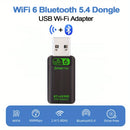 Nuevo adaptador WiFi 6 AX900 USB 2 en 1, cifrado, doble banda 2,4G y 5GHz, receptor inalámbrico de red WiFi USB, sin necesidad de arranque.