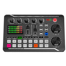 ROMOSON Mezclador de Audio Profesional, Carga USB, Estudio de Podcast Todo en Uno con Efectos de DJ y Cambiador de Voz, Compatible con PC/Smartphone para Transmisión, Juegos, Batería de Litio ≤36V