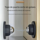 Tope de puerta magnético de silicona, paquete de 1 - Fácil instalación con adhesivo de montaje en pared/suelo, seguro para sujetar la puerta abierta, ideal para uso doméstico y de oficina, diseño sin taladros, ideal para varios tipos de puertas.